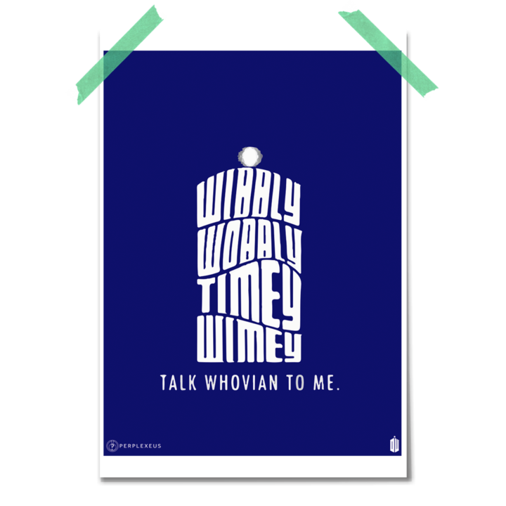 Doctor Who Tenth Doctor David Tennant Wibbly Wobbly Timey Wimey Talk Whovian To Me DW