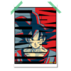 Dragon Ball Super Goku Hidden Name Coded Kakarot Obama Style Pop Art Poster