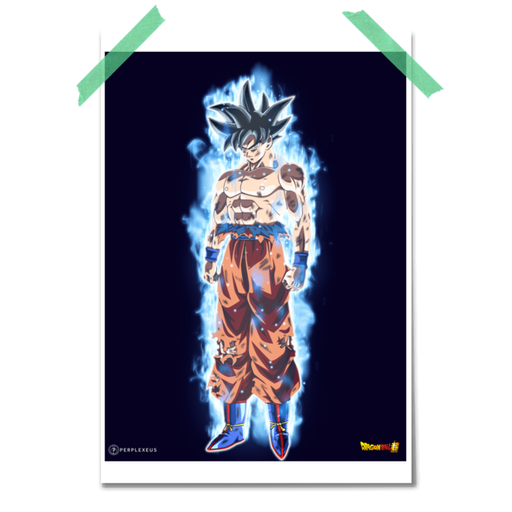 Dragon Ball Super Goku Ultra Instinct UI Incomplete Awesome Amaze Poster That Pumps You Up