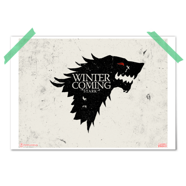 Game of Thrones GoT Winter is Coming Stark Poster