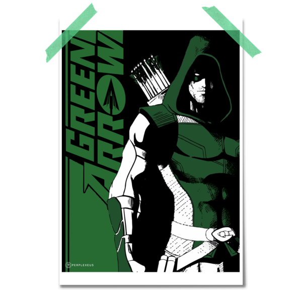 Green Arrow Minimalist Poster