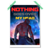 Marvel Cinematic Universe Guardinas Of the Galaxy Drax Nothing Goes Over My Head Marvel Comics Poster