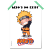 Naruto Heroes Do Exist Chibi Character Sketch Style Poster