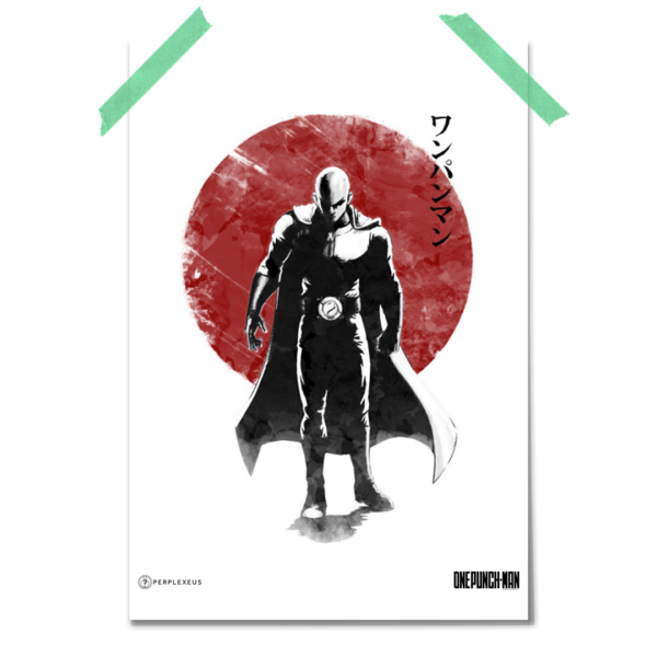One Punch Man Saitama Japan Hero For Fun Epic Intense Poster